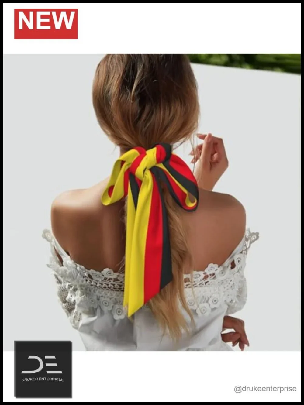 Silk Feel Polyester Skinny Scarf for Handbags, Head, Neck - Versatile Fashion